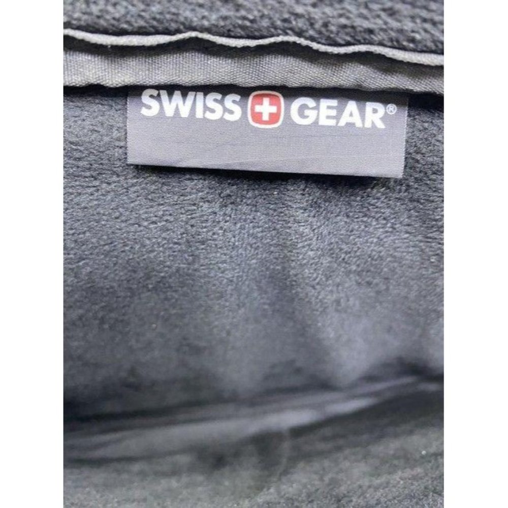 swiss gear black navy nylon cross body bag - Picture 8 of 9